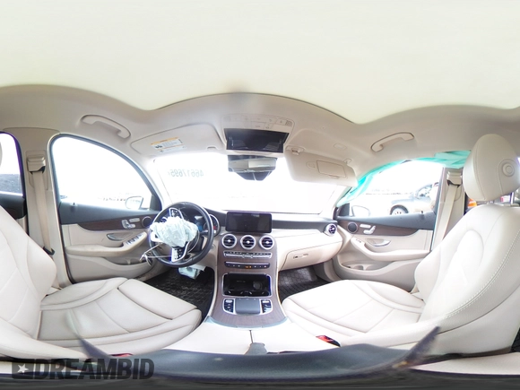 2022 Mercedes-Benz GLC 300 with VIN W1N0G8EB8NV352072, listed as a Copart auction lot 46617695 with 32,124 mi miles and Salvage Title. Bid and sale history available at DreamBid. Image 14.
