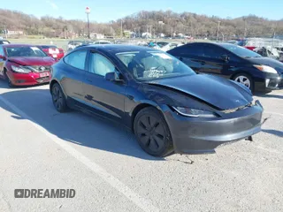 2024 Tesla Model 3 Long Range with VIN 5YJ3E1EB6RF722229, listed as a IAAI auction lot 41777409 with Not Provided miles and . Bid and sale history available at DreamBid. Image 1.