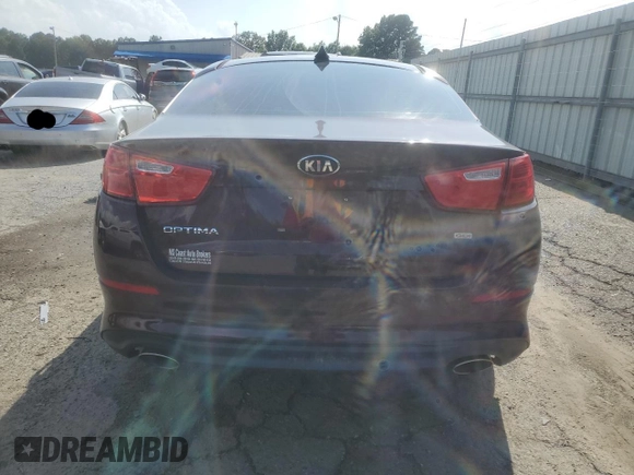 2015 Kia Optima LX with VIN 5XXGM4A72FG440265, listed as a Copart auction lot 55470055 with Not Provided miles and Clean Title. Bid and sale history available at carsss.com. Image 6.