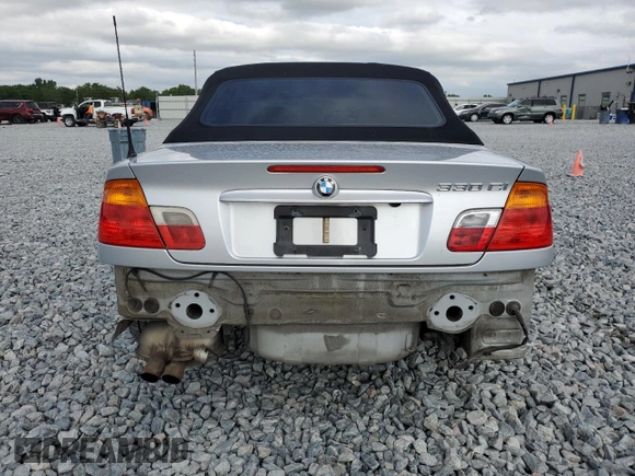 2001 BMW 3 Series 330Ci with VIN WBABS53421JU85877, listed as a Copart auction lot 52491245 with 107,120 mi miles and Non Repairable. Bid and sale history available at carsss.com. Image 6.