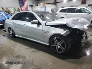 2010 Mercedes-Benz E 63 AMG with VIN WDDHF7HB9AA154773, listed as a Copart auction lot 46449995 with 88,245 mi miles and Salvage title. Bid and sale history available at DreamBid. Image 4.