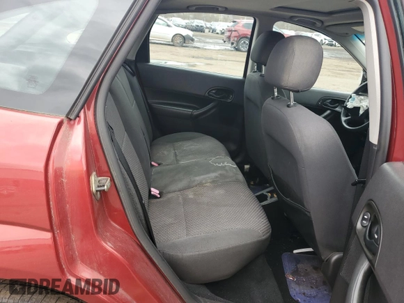 2005 Ford Focus S with VIN 3FAFP37N15R110724, listed as a Copart auction lot 52872255 with 182,925 mi miles and Salvage Title. Bid and sale history available at carsss.com. Image 10.