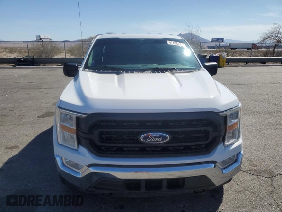 2021 Ford F-150 XL with VIN 1FTEW1EP0MKD90723, listed as a Copart auction lot 47408075 with 100,710 mi miles and Salvage Title. Bid and sale history available at carsss.com. Image 5.