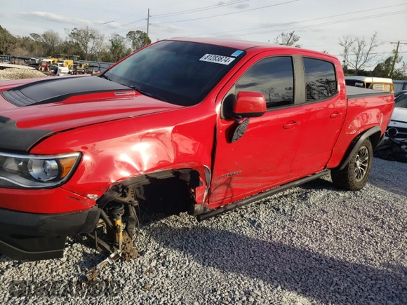 2019 Chevrolet Colorado 4WD ZR2 with VIN 1GCPTEE11K1157456, listed as a Copart auction lot 81283874 with 119,402 mi miles and Salvage title. Bid and sale history available at DreamBid. Image 1.