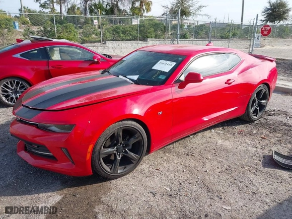 2018 Chevrolet Camaro 1LT with VIN 1G1FB1RX7J0188455, listed as a IAAI auction lot 41621438 with NaN miles. Bid and sale history available at carsss.com. Image 2.