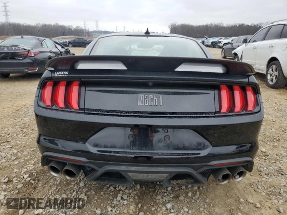 2021 Ford Mustang Mach 1 with VIN 1FA6P8R05M5552423, listed as a Copart auction lot 44216235 with 25,275 mi miles and Clean Title. Bid and sale history available at carsss.com. Image 6.