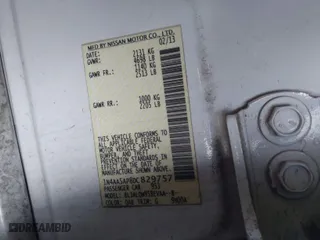 2013 Nissan Maxima 3.5 SV with VIN 1N4AA5AP8DC829757, listed as a IAAI auction lot 41553742 with 156,356 mi miles. Bid and sale history available at carsss.com. Image 9.