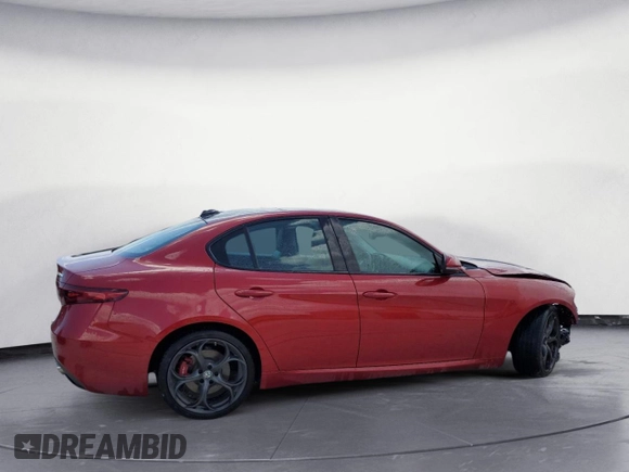 2017 Alfa Romeo Giulia Ti with VIN ZARFAECN6H7530655, listed as a Copart auction lot 52271643 with 93,792 mi miles. Bid and sale history available at carsss.com. Image 3.