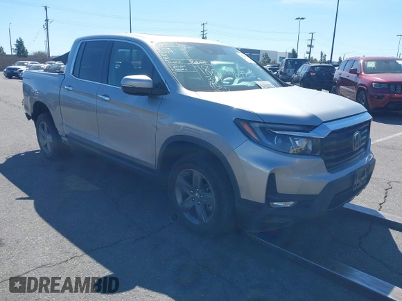 2022 Honda Ridgeline RTL-E with VIN 5FPYK3F78NB016045, listed as a IAAI auction lot 41626864 with 57,130 mi miles and . Bid and sale history available at DreamBid. Image 1.