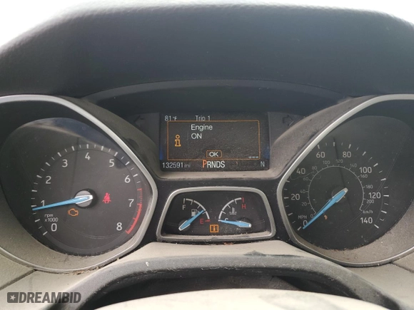 2015 Ford Focus SE with VIN 1FADP3F22FL310896, listed as a Copart auction lot 50954935 with 132,591 mi miles and Salvage Title. Bid and sale history available at carsss.com. Image 9.