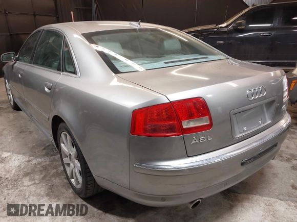 2005 Audi A8 L with VIN WAUML44E75N010117, listed as a IAAI auction lot 41523759 with 125,431 mi miles. Bid and sale history available at carsss.com. Image 3.