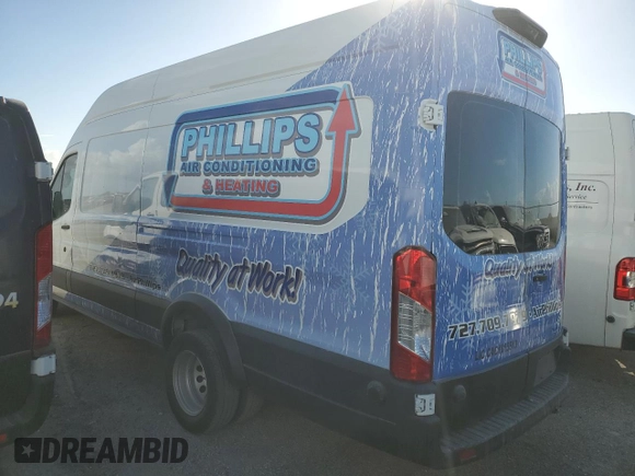 2020 Ford Transit with VIN 1FTRS4X80LKB20152, listed as a Copart auction lot 75804474 with Not Provided miles and Salvage Title. Bid and sale history available at DreamBid. Image 2.