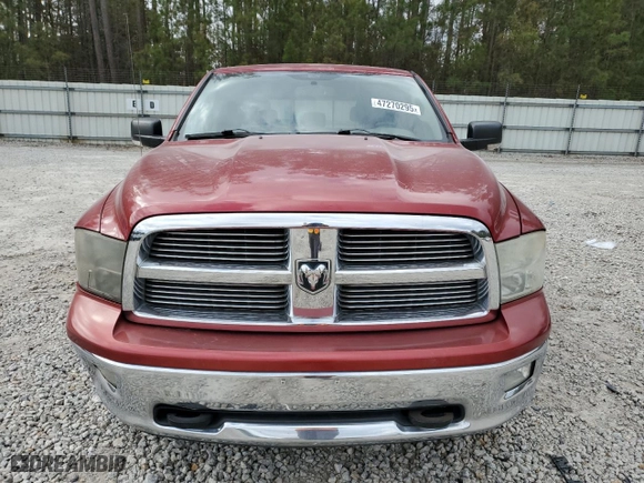 2010 Dodge Ram 1500 SLT with VIN 1D7RB1CT8AS195208, listed as a Copart auction lot 47270295 with 245,302 mi miles and Salvage Title. Bid and sale history available at carsss.com. Image 5.