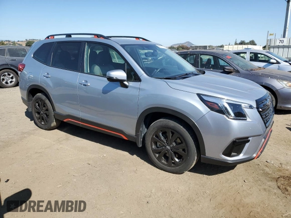 2023 Subaru Forester Special Sports with VIN JF2SKAJC8PH546995, listed as a Copart auction lot 62871705 with 22,773 mi miles and Salvage title. Bid and sale history available at DreamBid. Image 4.