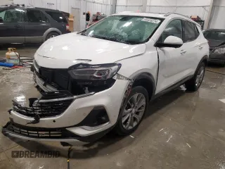 2022 Buick Encore GX Essence with VIN KL4MMGSL0NB124264, listed as a Copart auction lot 86538234 with 24,444 mi miles and Salvage Title. Bid and sale history available at carsss.com. Image 1.