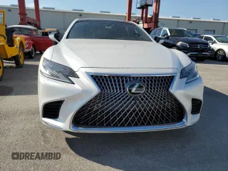 2018 Lexus LS with VIN JTHB5LFF3J5001251, listed as a Copart auction lot 75076534 with 25,700 mi miles and Salvage Title. Bid and sale history available at carsss.com. Image 5.