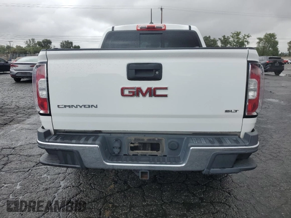 2016 GMC Canyon 4WD SLT z VIN 1GTG6DE35G1108626, wystawiony jako Copart lot #55215195 z przebiegiem 112 180 mil mil oraz Szkody całkowita. Historia ofert i sprzedaży dostępna na DreamBid. Obrazek 6.