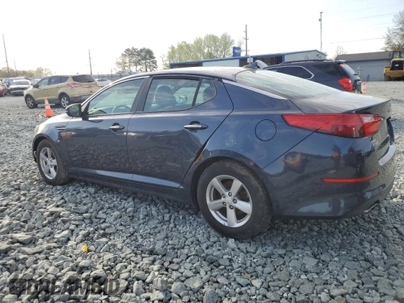 2015 Kia Optima LX with VIN 5XXGM4A72FG436488, listed as a Copart auction lot 51295695 with 172,292 mi miles and Salvage Title. Bid and sale history available at carsss.com. Image 2.