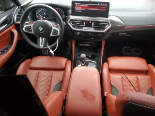 2024 BMW X4 M with VIN 5YM23EC0XR9V80155, listed as a Copart auction lot 43466975 with 12,205 mi miles and Salvage Title. Bid and sale history available at carsss.com. Image 8.
