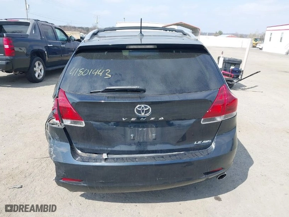 2013 Toyota Venza LE with VIN 4T3BK3BB4DU078768, listed as a IAAI auction lot 41801443 with 187,588 mi miles. Bid and sale history available at carsss.com. Image 16.