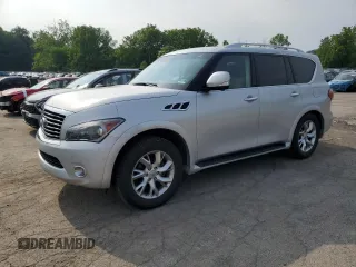 2012 Infiniti QX56 7-passenger z VIN JN8AZ2NE3C9019463, wystawiony jako Copart lot #60889765 z przebiegiem 171 732 mil mil oraz Czysty tytuł • Clean title. Historia ofert i sprzedaży dostępna na DreamBid. Obrazek 1.