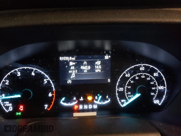 2021 Ford Transit Cargo with VIN 1FTBR2CG2MKA40366, listed as a Copart auction lot 48967855 with 81,030 mi miles and Salvage title. Bid and sale history available at DreamBid. Image 9.