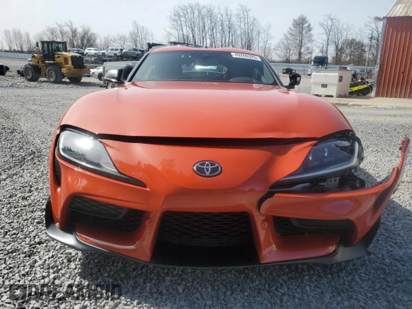 2024 Toyota Supra 3.0 with VIN WZ1DB0G07RW066056, listed as a Copart auction lot 49260325 with 3,621 mi miles and Salvage title. Bid and sale history available at DreamBid. Image 5.