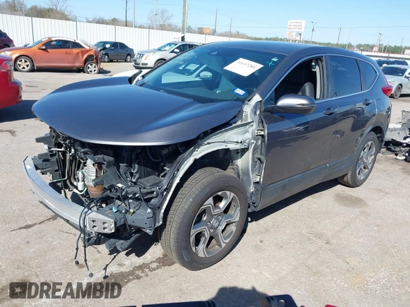 2019 Honda CR-V EX-L with VIN 5J6RW1H8XKA009351, listed as a IAAI auction lot 41697280 with 30,635 mi miles. Bid and sale history available at carsss.com. Image 18.