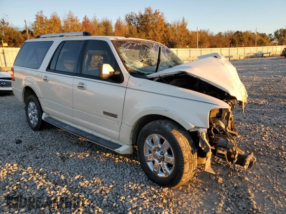 2008 Ford Expedition EL Limited with VIN 1FMFK19508LA12423, listed as a Copart auction lot 87960475 with 0 mi miles and Salvage Title. Bid and sale history available at carsss.com. Image 4.
