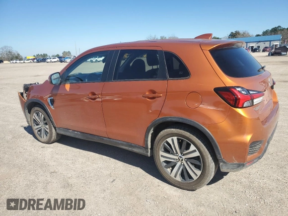 2020 Mitsubishi Outlander Sport SE 2.0 with VIN JA4AP4AU5LU004626, listed as a Copart auction lot 45563385 with 52,129 mi miles and Salvage Title. Bid and sale history available at carsss.com. Image 2.