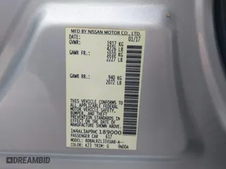 2017 Nissan Altima 2.5 SR with VIN 1N4AL3AP9HC189000, listed as a IAAI auction lot 41491223 with 149,013 mi miles. Bid and sale history available at carsss.com. Image 9.