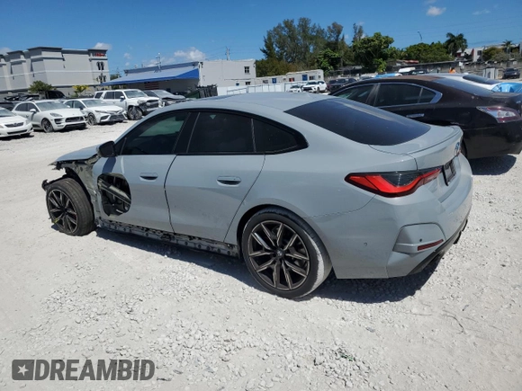 2022 BMW 4 Series 430i z VIN WBA63AV04NFM02881, wystawiony jako Copart lot #49373595 z przebiegiem 33 722 mil mil oraz Szkoda całkowita • Salvage title. Historia ofert i sprzedaży dostępna na DreamBid. Obrazek 2.
