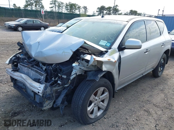 2007 Nissan Murano SL with VIN JN8AZ08W87W647843, listed as a IAAI auction lot 42082751 with Not Provided miles and . Bid and sale history available at DreamBid. Image 2.
