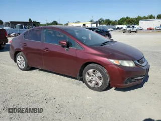 2014 Honda Civic LX z VIN 19XFB2F57EE215652, wystawiony jako Copart lot #60287605 z przebiegiem 206 135 mil mil oraz Czysty tytuł • Clean title. Historia ofert i sprzedaży dostępna na DreamBid. Obrazek 4.