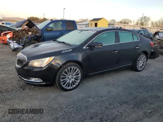 2014 Buick LaCrosse Premium II with VIN 1G4GF5G33EF118604, listed as a Copart auction lot 47407645 with 137,664 mi miles and Salvage Title. Bid and sale history available at carsss.com. Image 1.
