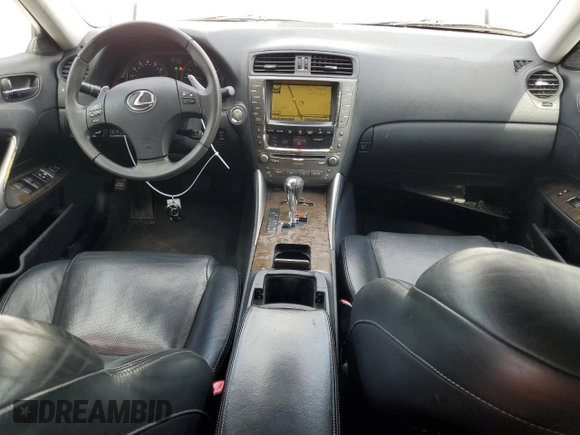 2010 Lexus IS 250 z VIN JTHBF5C21A2094623, wystawiony jako Copart lot #54893375 z przebiegiem 135 128 mil mil oraz Szkoda całkowita • Salvage title. Historia ofert i sprzedaży dostępna na DreamBid. Obrazek 8.