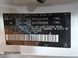 2017 Toyota Sienna with VIN 5TDDZ3DC3HS167720, listed as a Copart auction lot 88321405 with 86,392 mi miles and Salvage Title. Bid and sale history available at DreamBid. Image 14.