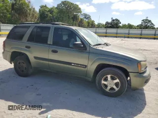 2004 Chevrolet TrailBlazer LT with VIN 1GNDS13S242391524, listed as a Copart auction lot 54650535 with 176,641 mi miles and Salvage Title. Bid and sale history available at DreamBid. Image 4.