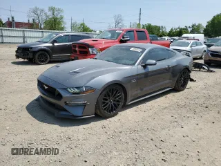 2021 Ford Mustang GT with VIN 1FA6P8CF0M5117502, listed as a Copart auction lot 58995535 with 29,087 mi miles and Salvage title. Bid and sale history available at DreamBid. Image 1.