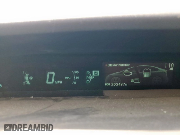 2015 Toyota Prius Four with VIN JTDKN3DU0F0443511, listed as a Copart auction lot 53125515 with 203,497 mi miles and Salvage Title. Bid and sale history available at carsss.com. Image 9.