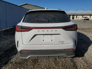 2024 Lexus NX with VIN 2T2KGCEZ5RC043860, listed as a Copart auction lot 42622635 with 12,143 mi miles and Salvage Title. Bid and sale history available at carsss.com. Image 6.