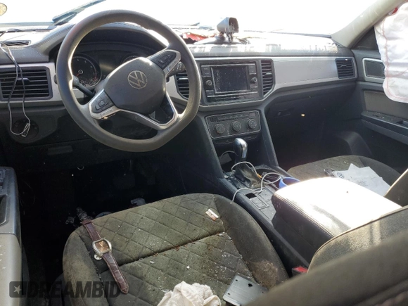 2021 Volkswagen Atlas S with VIN 1V2AP2CA4MC538199, listed as a Copart auction lot 41612465 with Not provided miles and Salvage title. Bid and sale history available at DreamBid. Image 8.