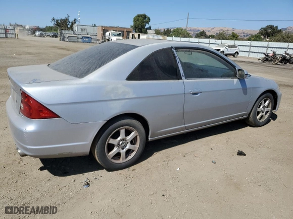 2001 Honda Civic EX with VIN 1HGEM22951L045227, listed as a Copart auction lot 70089174 with 262,366 mi miles and Salvage Title. Bid and sale history available at carsss.com. Image 3.