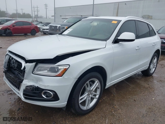 2017 Audi Q5 Premium with VIN WA1C2AFP1HA077610, listed as a IAAI auction lot 41388645 with 94,427 mi miles. Bid and sale history available at carsss.com. Image 2.