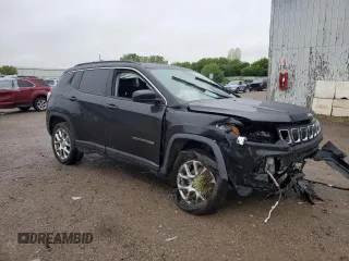 2022 Jeep Compass Latitude Lux с VIN 3C4NJDFB7NT219096, выставлен на аукционе Copart как лот 57703855 с пробегом 42 108 миль миль и На запчасти • Non repairable. История ставок и продаж доступна на DreamBid. Изображение 4.