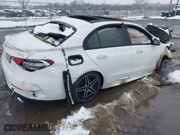 2023 Mercedes-Benz C 300 with VIN W1KAF4HB9PR075498, listed as a IAAI auction lot 41536091 with Not Provided miles and . Bid and sale history available at DreamBid. Image 4.