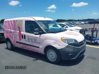 2017 Ram ProMaster City Cargo Tradesman with VIN ZFBERFAB6H6H02062, listed as a IAAI auction lot 42523698 with 90,796 mi miles and . Bid and sale history available at DreamBid. Image 1.