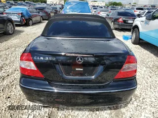 2008 Mercedes-Benz CLK 350 with VIN WDBTK56F18F238320, listed as a Copart auction lot 76058334 with 74,567 mi miles and Salvage Title. Bid and sale history available at DreamBid. Image 6.