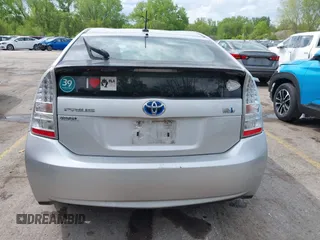 2011 Toyota Prius I with VIN JTDKN3DU6B0309743, listed as a IAAI auction lot 42114140 with 212,447 mi miles. Bid and sale history available at carsss.com. Image 16.