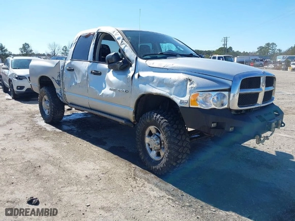 2004 Dodge Ram 2500 SLT with VIN 3D7KU28D64G185341, listed as a IAAI auction lot 41665495 with NaN miles. Bid and sale history available at carsss.com. Image 1.